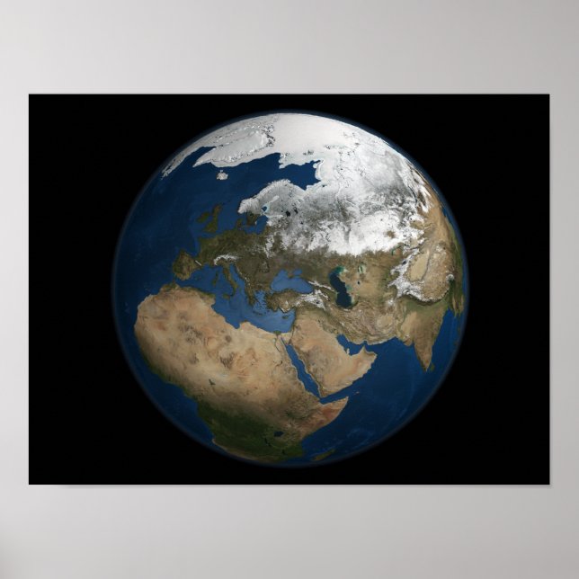 Pôster Uma visão global sobre a Europa e a Escandinávia (Frente)