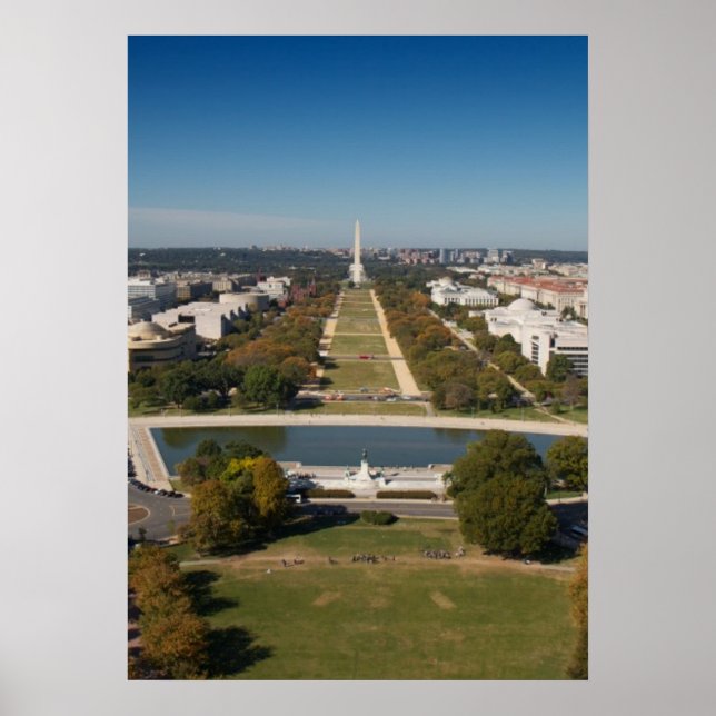 Poster Uma visão paisagística de Washington DC (Frente)