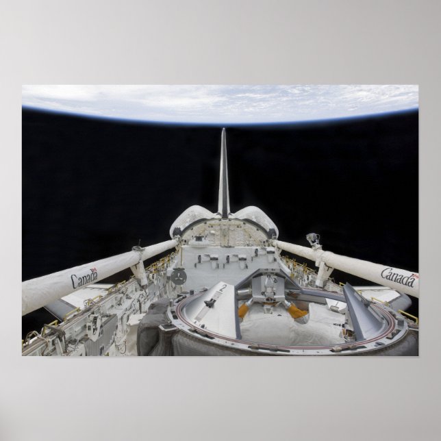 Pôster Uma visão parcial do Shuttle do Espaço (Frente)
