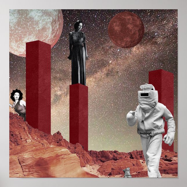 Poster Uma visita a Marte (Frente)