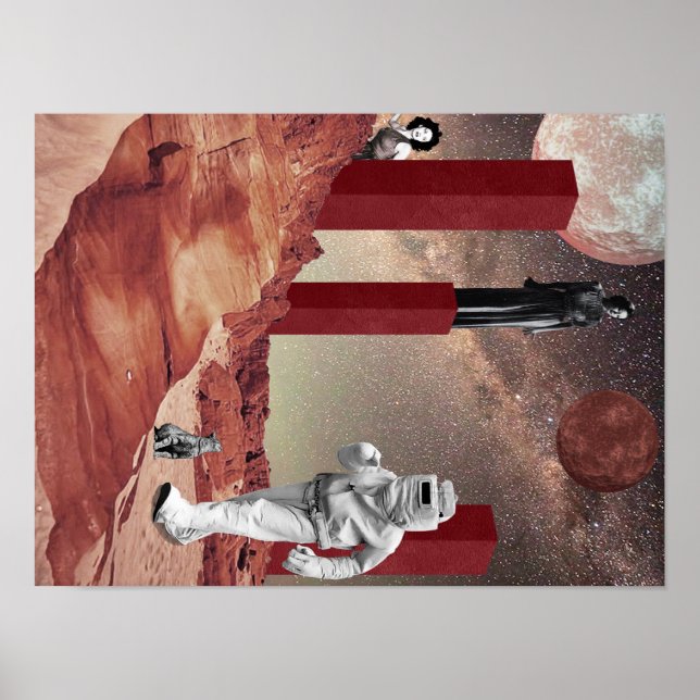 Poster Uma visita a Marte (Frente)