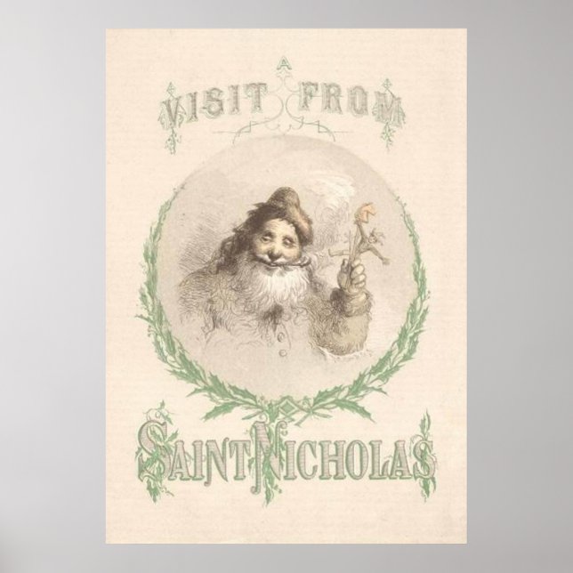 Poster Uma visita do Santo Nicholas (Frente)