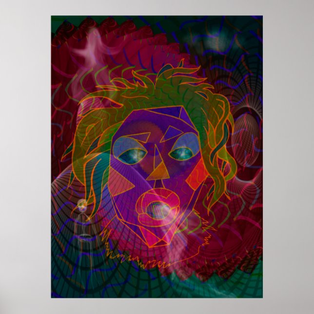 Poster Uma visita do xamã (Frente)