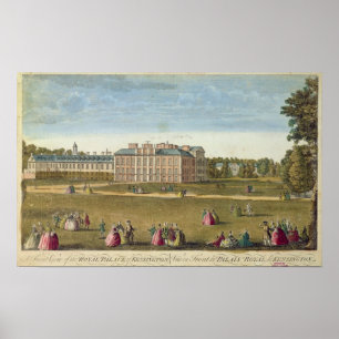 Poster Uma vista dianteira de Royal Palace de Kensington