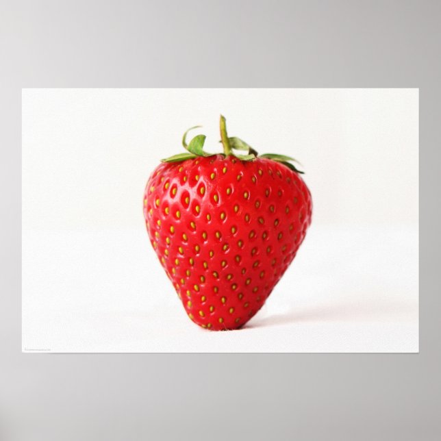 Poster Uma wapcna de Morango Vermelha (Frente)