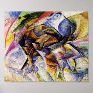 Pôster Umberto Boccioni - Dinamismo de um Ciclista