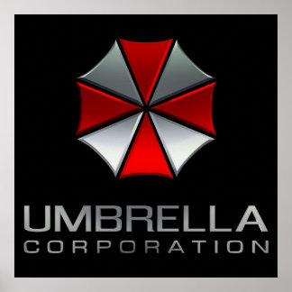 Poster Umbrella Corp - Grau executivo