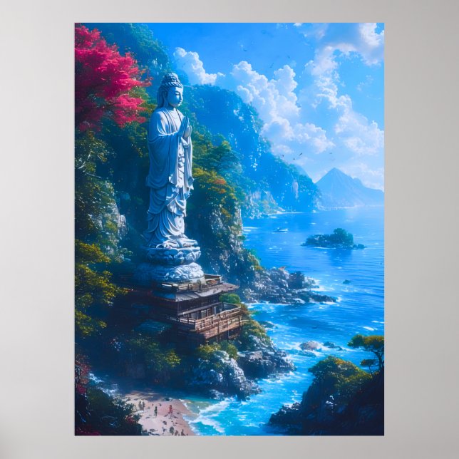 Poster Umi no Hotoke The Buddha of the Sea (Frente)