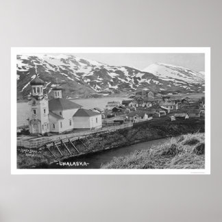 Poster Unalaska, Alaska Church 1914