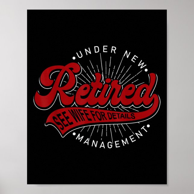 Poster Under New Management See Wife For Details Funny Re (Frente)