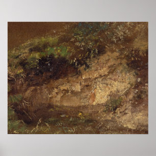 Pôster Undergrowth de John Constable  , c.1821 (óleo no