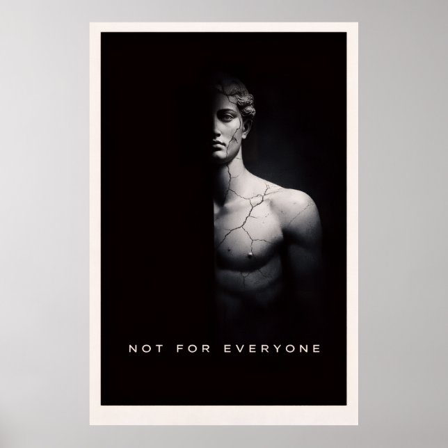 Poster Underrated Minimalist – Motivational Silent Power (Frente)
