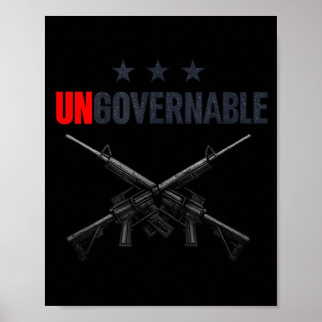 Poster Ungovernable Shirts  (Frente)