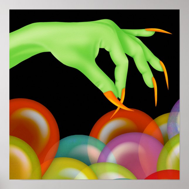 Pôster Unhas de Testemunhas do Halloween - SRF (Frente)