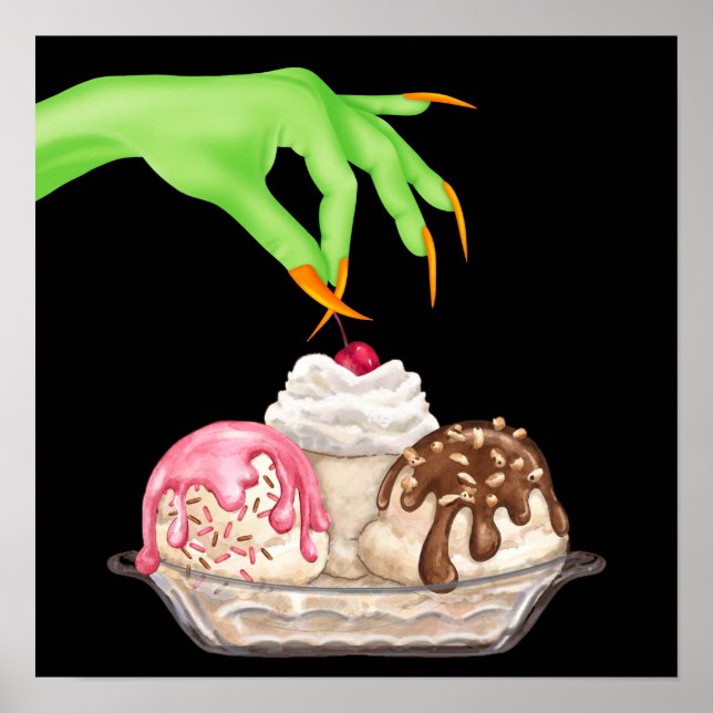 Poster Unhas de Testemunhas do Halloween - SRF (Frente)