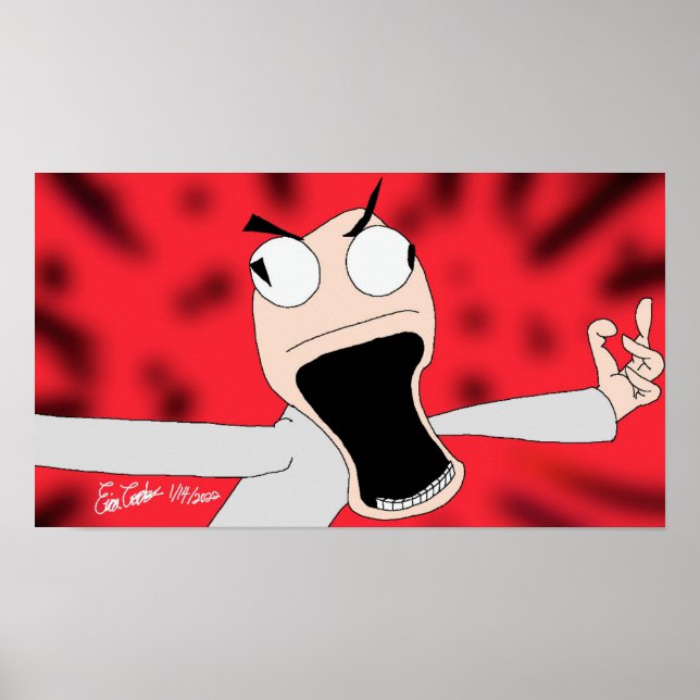 Poster Unhinged puppet art (Frente)