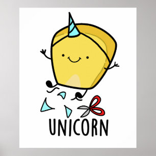 Poster Uni-corn Funny Corn Pun