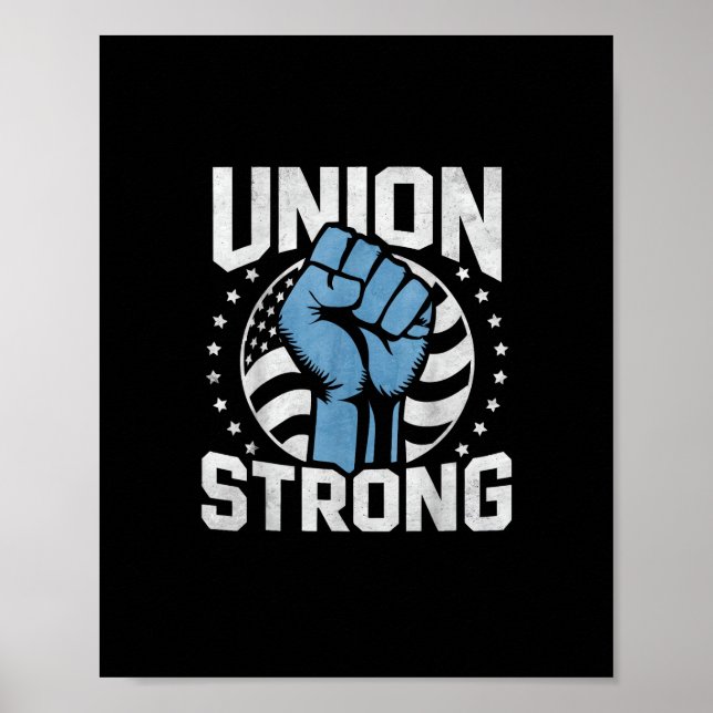 Poster União Forte Para Os Trabalhadores Profissionais -  (Frente)