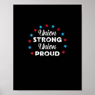 Poster União Forte União Orgulhosa União Patriótica Atrav