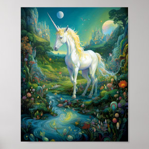 Poster Unicorn Fantasy Art