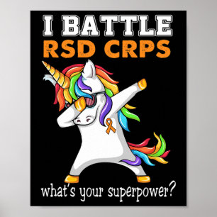 Poster Unicorn I Combate Consciência Do Crps Rsd