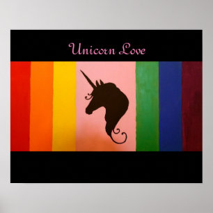 Pôster Unicorn love
