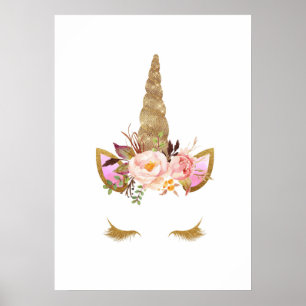 Poster Unicorn Magical Girl