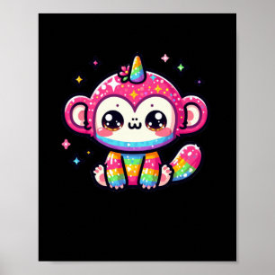 Poster Unicorn Monkey Sticker