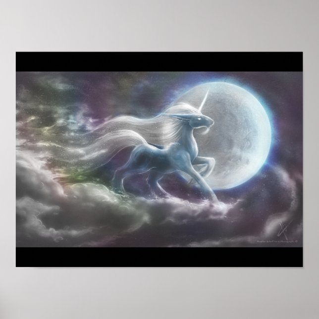 Poster Unicorn Moon (Frente)