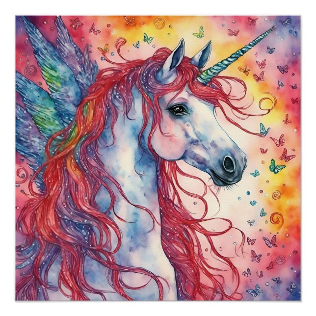 Pôster Unicorn Pegasus (Frente)