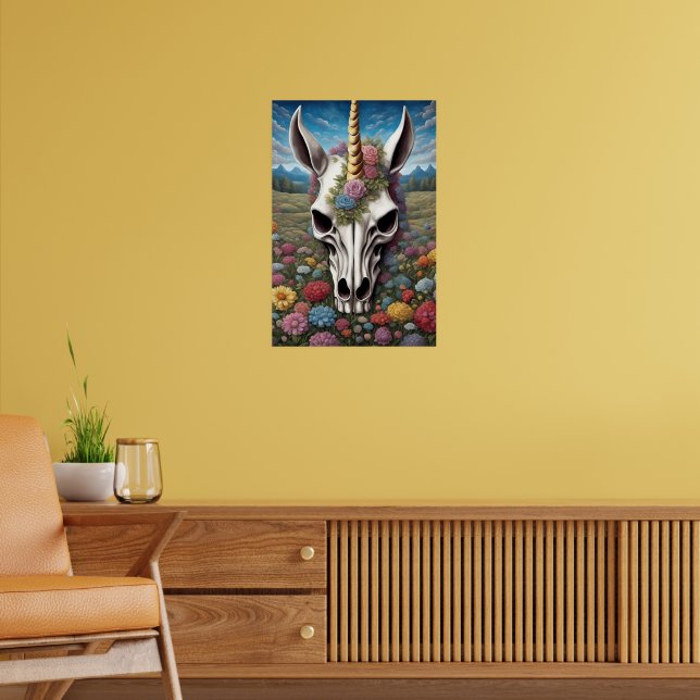 Poster Unicorn Skull (Sala de Estar 2)