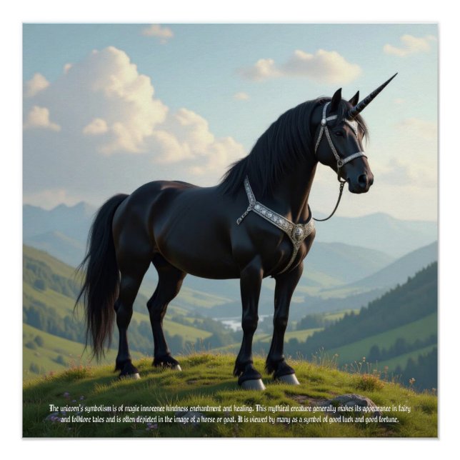 Pôster Unicórnio (Frente)