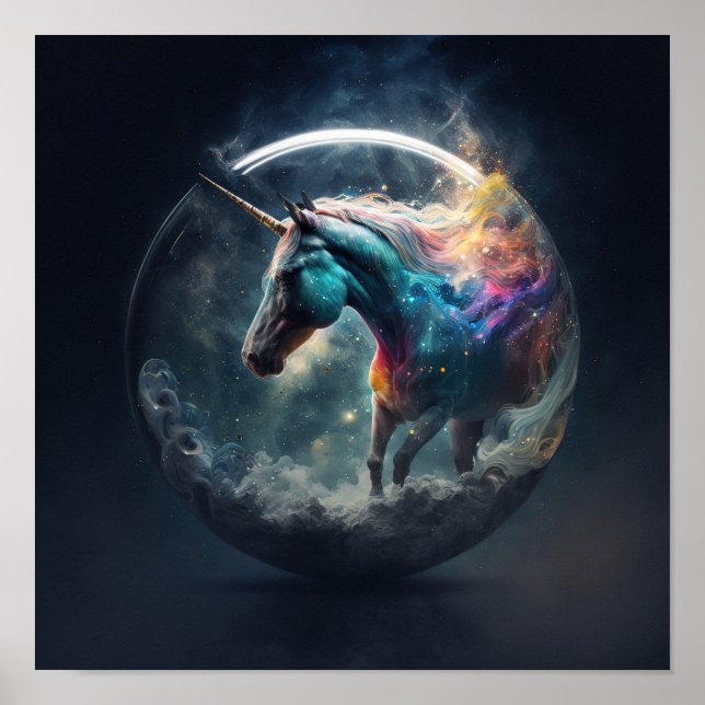 Poster Unicórnio de Haggard (Frente)