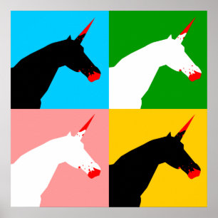 Pôster Unicórnio do assassino (impressão da arte)