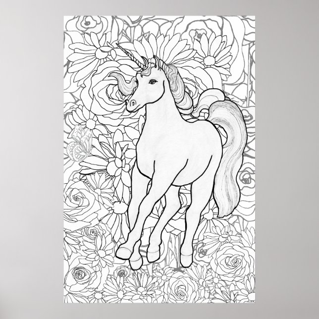 Poster Unicórnio Invisível (Frente)