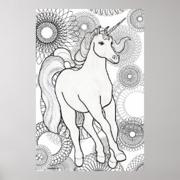 Poster Unicórnio Invisível