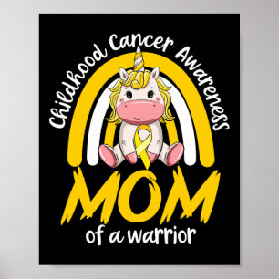 Poster Unicórnio Mágico Mãe Orgulhosa De Fita Contra O Ca
