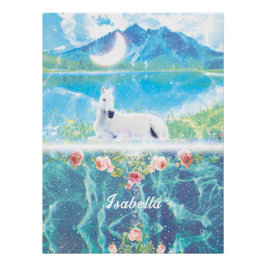 Pôster Unicórnio num sonho paraíso Personalizado