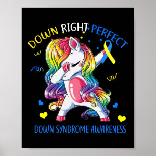 Poster Unicórnio para Baixo, Perfeito para Baixo, Sensibi