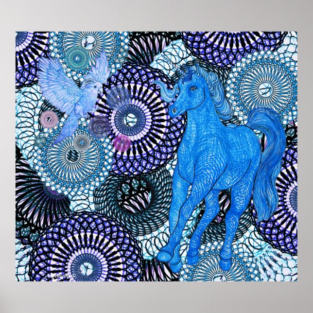 Poster Unicórnio Único (Frente)