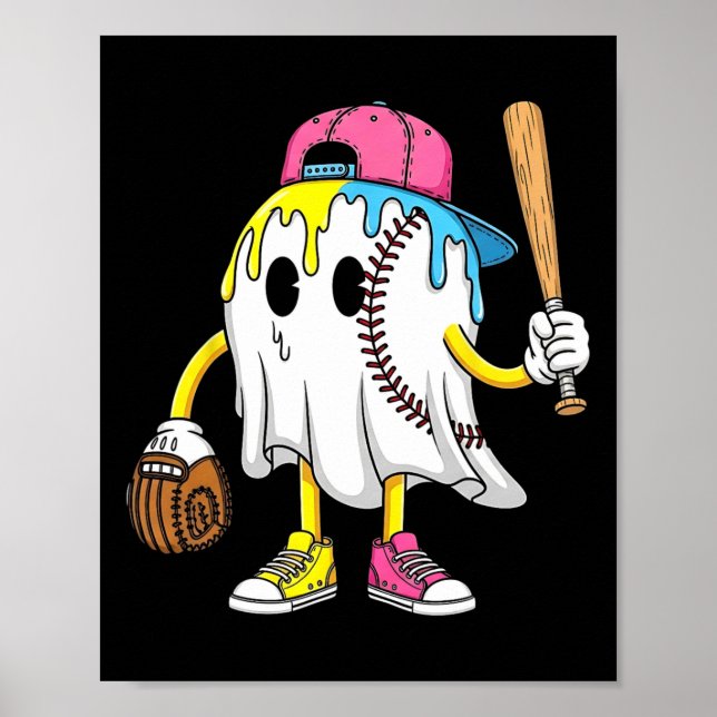 Poster Unidade de sorvete Ghost Sell Spot Venda Hallowee  (Frente)