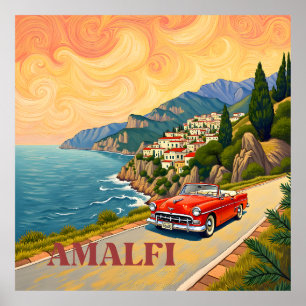 Poster Unidade retrorreflectora da Costa Amalfi : Estilo