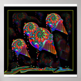 Pôster Unidades de sorvete
