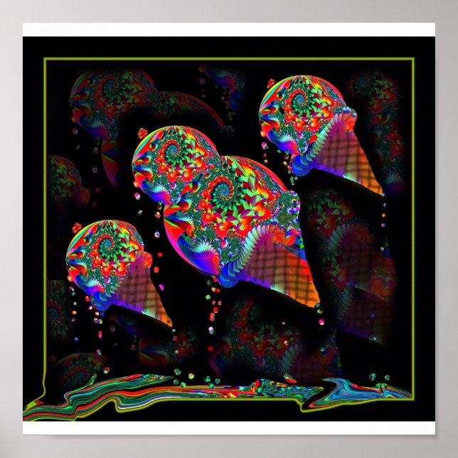 Pôster Unidades de sorvete (Frente)