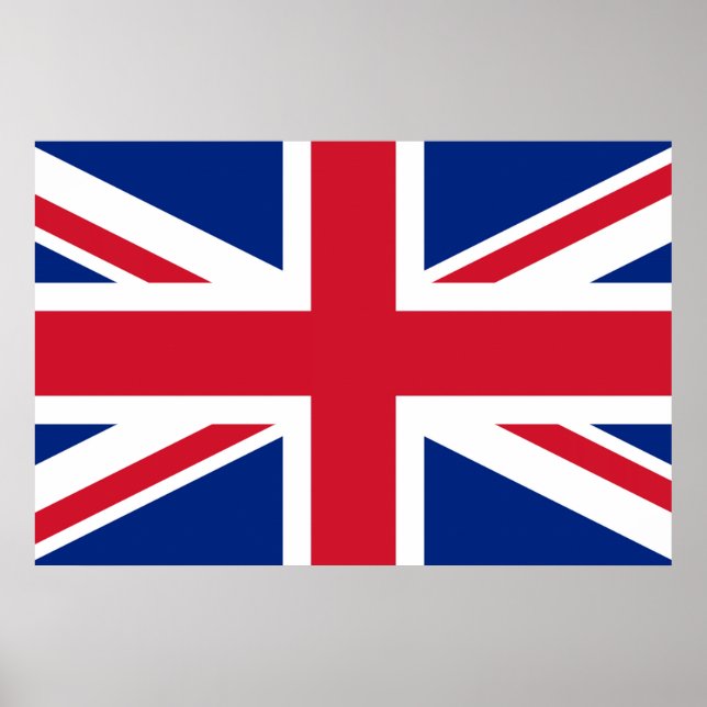 Poster Union Jack ~ British Flag (Frente)
