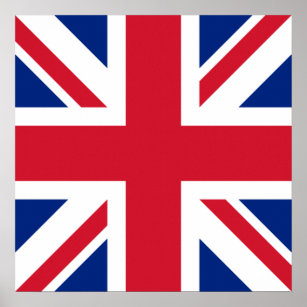 Poster Union Jack National Flag of United Kingdom England