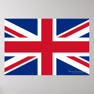 Poster Union Jack Reino Unido