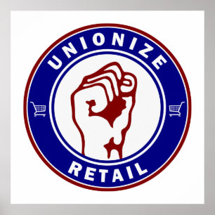 Pôster Unionize a retalho