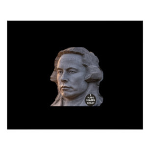Pôster Unisex do Elon Mount Rushmore Trump Musk