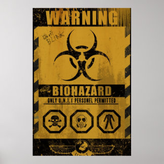 POSTER UNIT BIOHAZARD